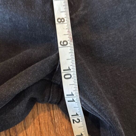 Abercrombie & Fitch the high rise skinny curvy black wash jeans 6 short - Picture 7 of 11